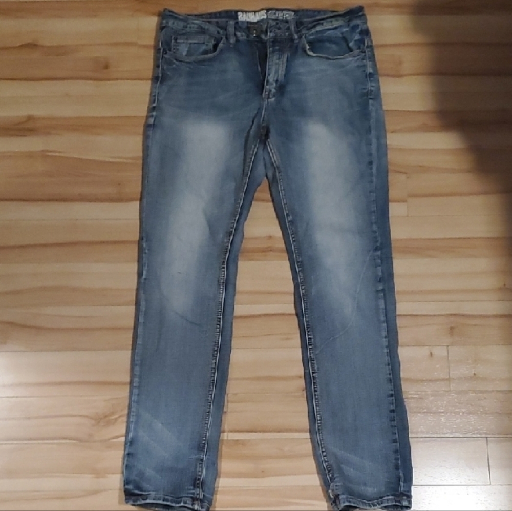 Men's BAUHAUS Light Blue Faded Jeans